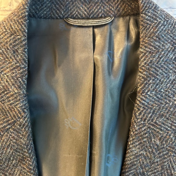 CHRISTIAN DIOR MONSIEUR VINTAGE MENS TWEED GREY MIX BLAZER/JACKET PURE WOOL - Picture 4 of 11